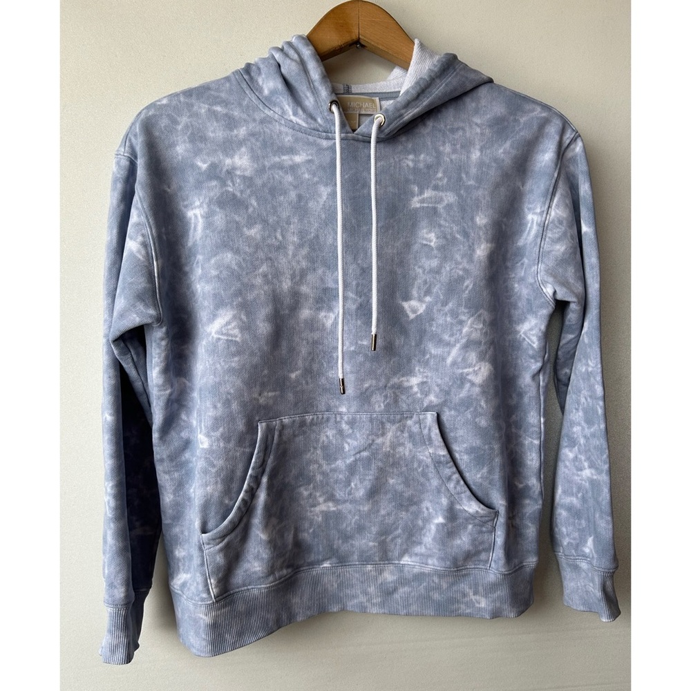 Michael Kors | cloud blue and white hoodie